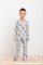 К 1635/светло-серый,роботы пижама детская (фуфайка дл.рукав, брюки)   - фото 58997