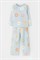 К 1622-1/голубой опал,цветы пижама детская (фуфайка дл.рукав, брюки)   - фото 59066
